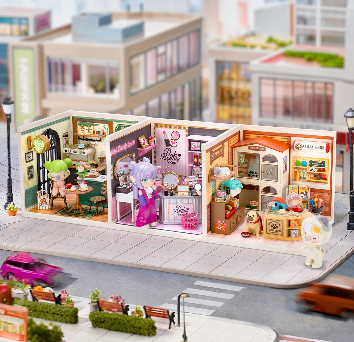 Rolife miniature pop-up installation